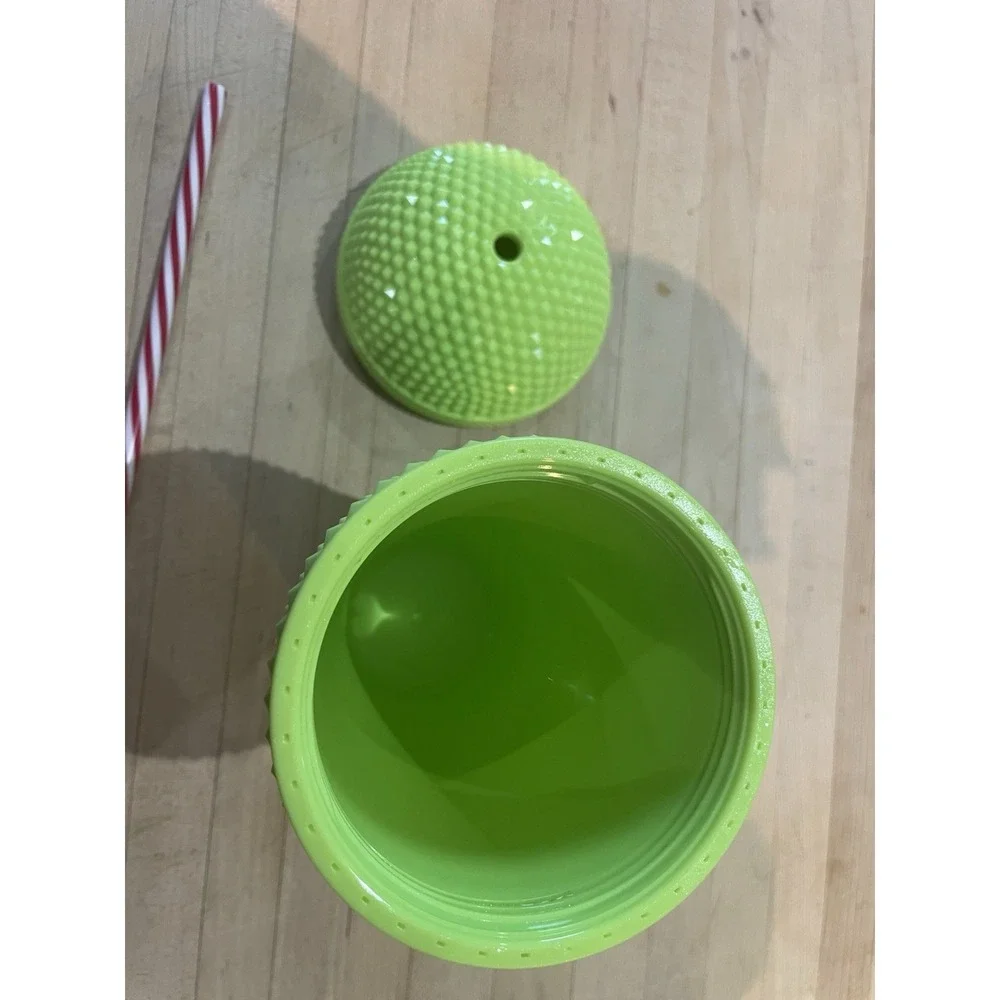 Starbucks 16oz Frappuccino Dome Cold Tumbler 2025 Studded Neon Lime Snow Cone